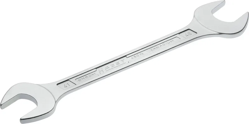 Doppel-Maulschlüssel 450N-41X46 Außen-Sechskant Profil 41 x 46 von Hazet, Silber – Produktbild