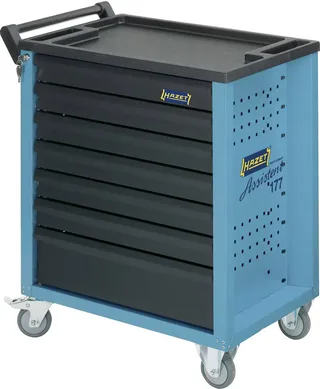 Hazet 177-7 Servante datelier Tôle dacier Couleur: gris, bleu de Hazet – image du produit 4 sur 4