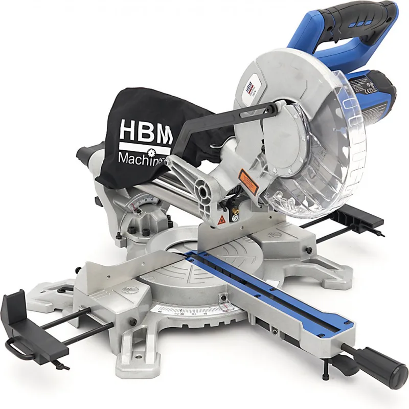 215 x 70 mm Radiaalzaag, Afkortzaag, Trekzaag met Laser fra HBM – produktbillede