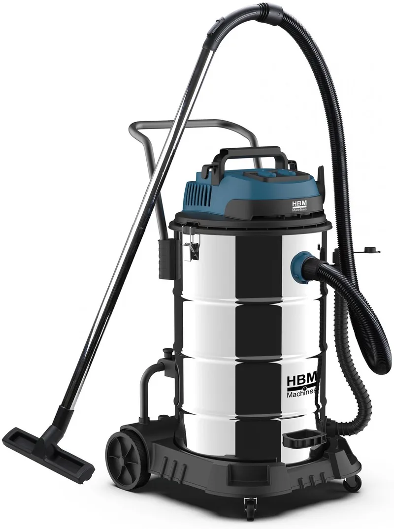 bouwstofzuiger nat/droog 2400W 80L 2x1200W F7 40 l/s 20 kPa 32 mm de HBM, Neutraal – image du produit