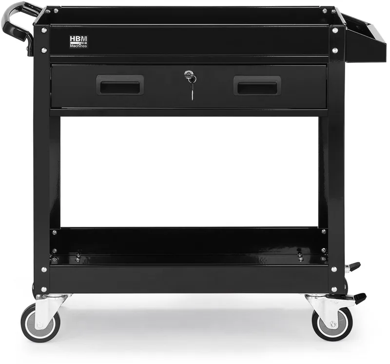 Gereedschapstrolley 90 cm von HBM, Schwarz – Produktbild