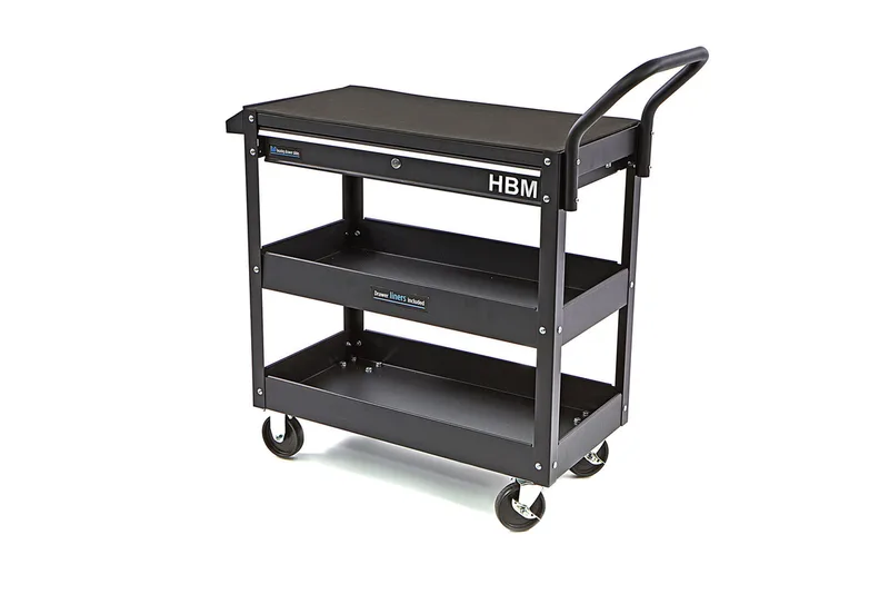 Gereedschapswagen DeLuxe met lade en rek by HBM – product image
