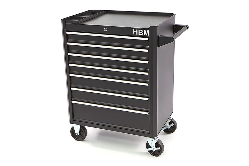 Gereedschapswagen PROFI 7 laden ZWART van HBM – productafbeelding