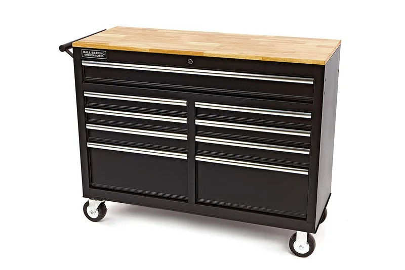 Gereedschapswagen / werkbank 125 cm ZWART de HBM – image du produit