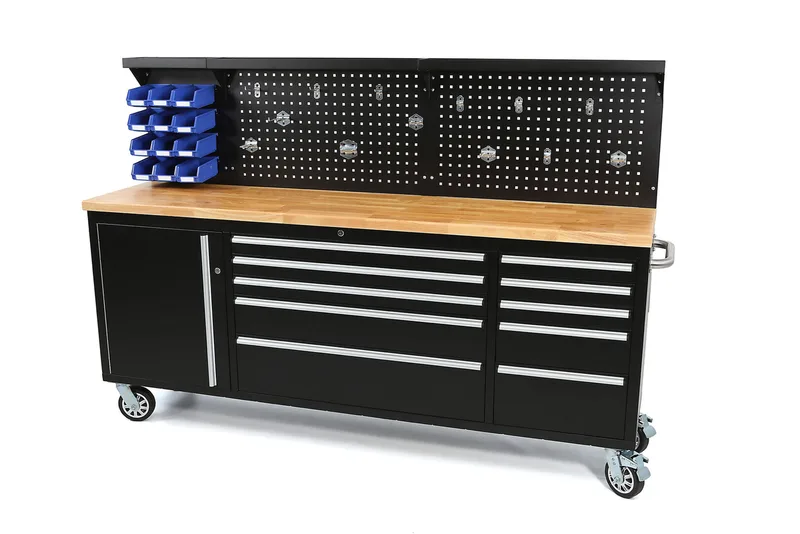 Gereedschapswagen / werkbank XXL 230 cm van HBM – productafbeelding