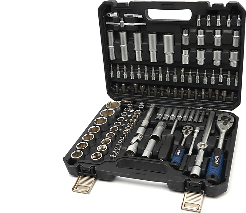 HBM 108-delige 1/2 1/4'' doppenset (8451) by HBM, White – product image