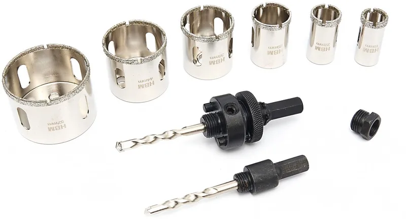 HBM 11 Delige Professionele Diamant Gatenzaag set 19 - 57 mm von HBM – Produktbild