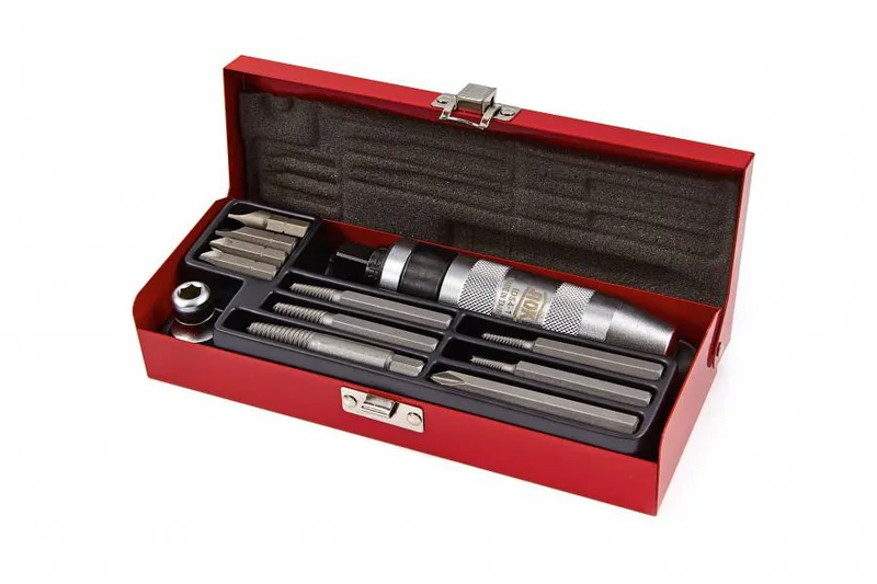 HBM 13-delige slagschroevendraaier met dolle bouten remover set von HBM – Produktbild