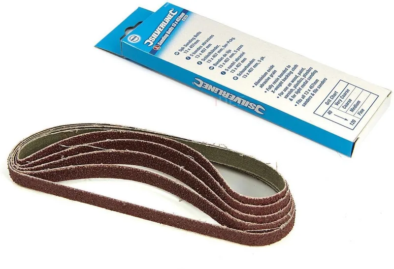 HBM 13 x 457 mm Schuurbanden K80 Verpakt per 5 stuks de HBM – image du produit