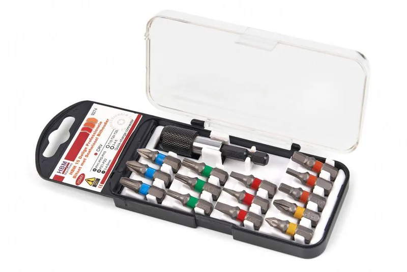 HBM 15-delige PROFI bitset met snelwissel bithouder von HBM – Produktbild
