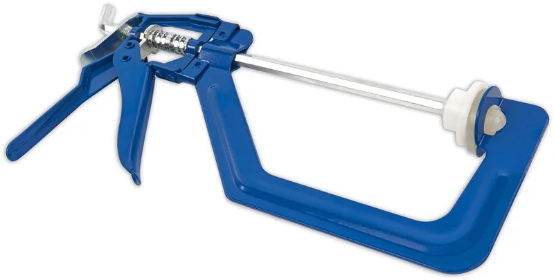 HBM 150 mm Enkelhandige Snelspanklem | Lijmklem by HBM, Neutraal – product image