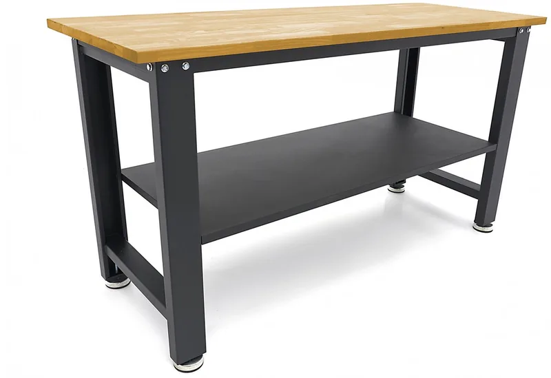 HBM 160 Cm. Professionele Werkbank Met Massief Houten Werkblad de HBM – image du produit