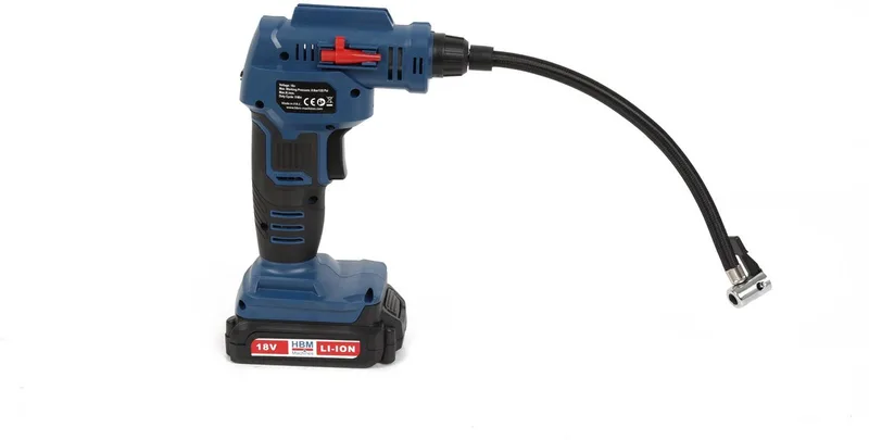 HBM 18 Volt Compressor op Accu met Toebehoren by HBM, Neutraal – product image