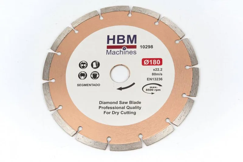 HBM 180 mm diamant doorslijpschijf open by HBM – product image