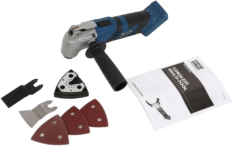 HBM 20V accu multitool, 3° zwenkingsgraad, 19.000 rpm, Power20 platform von HBM – Produktbild