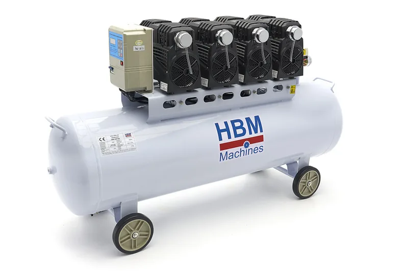 HBM 230V compressor 200 liter LOW NOISE van HBM – productafbeelding