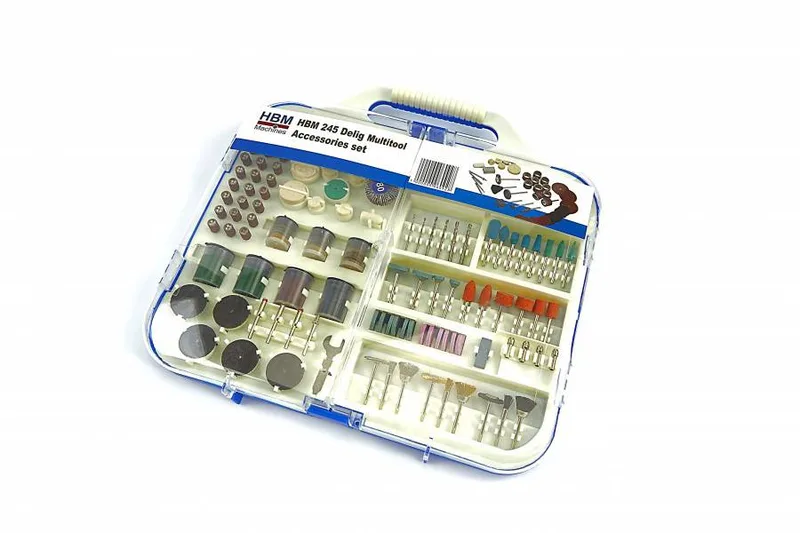 HBM 245-delig multitool accessoires set van HBM – productafbeelding