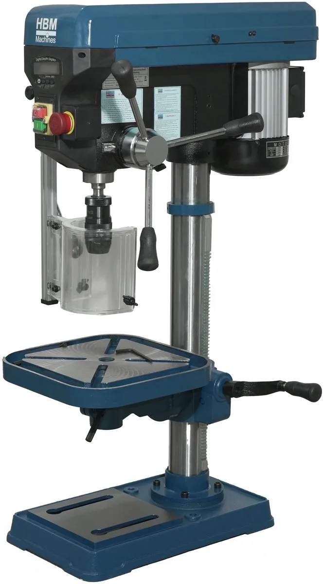 HBM 25 mm kolomboormachine met digitale diepte-uitlezing, 750 W, MC2, 230 V, voor metaal en staal de HBM – image du produit