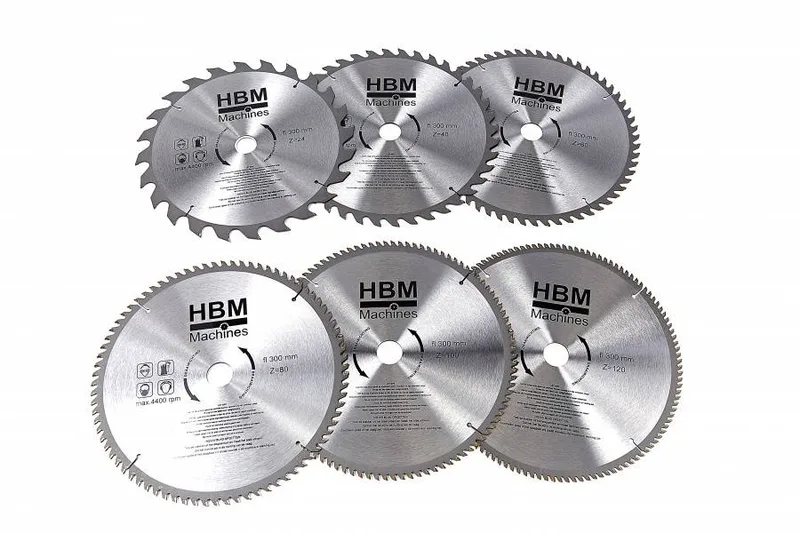 HBM 300 mm HM cirkelzaagblad met 80 tanden by HBM – product image