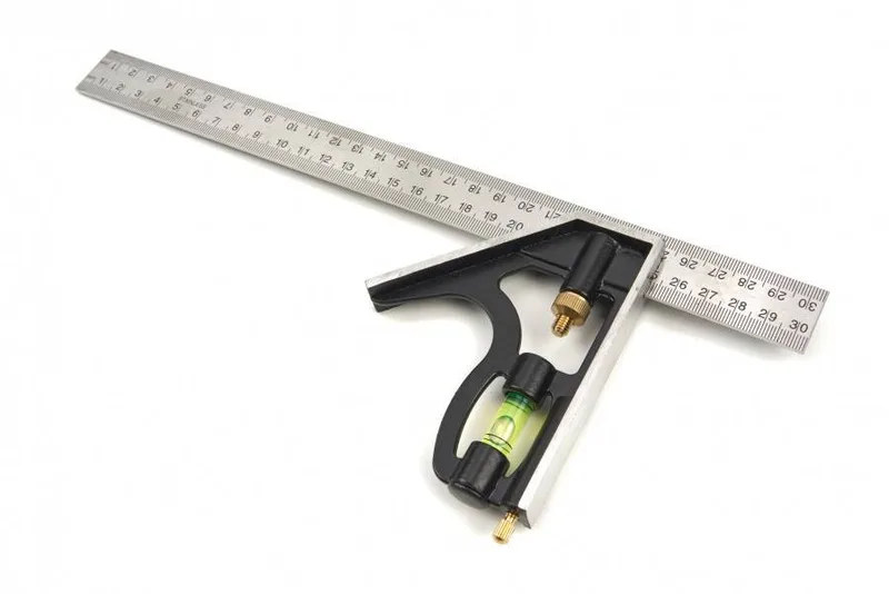 HBM 300 mm verstelbare combinatie winkelhaak met libel de HBM – image du produit