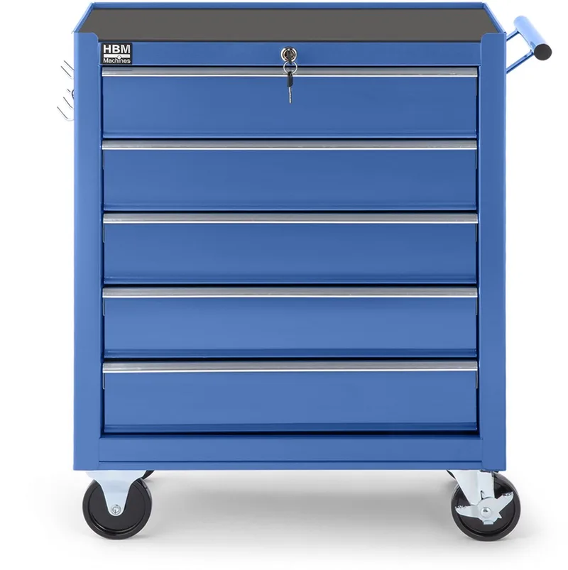 HBM 5 Laden Gereedschapswagen Blauw by HBM, Neutraal – product image
