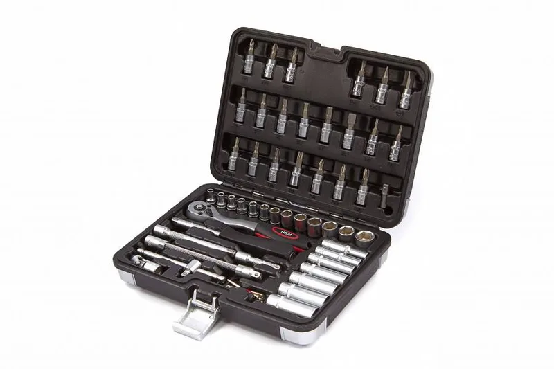 HBM 53-delige 1/4" doppenset met lange doppen von HBM – Produktbild