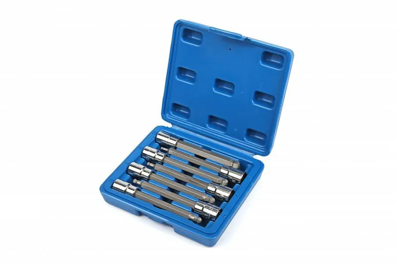 HBM 7-delige 3/8" lange inbus doppenset 3 10 mm met kogelkop by HBM – product image