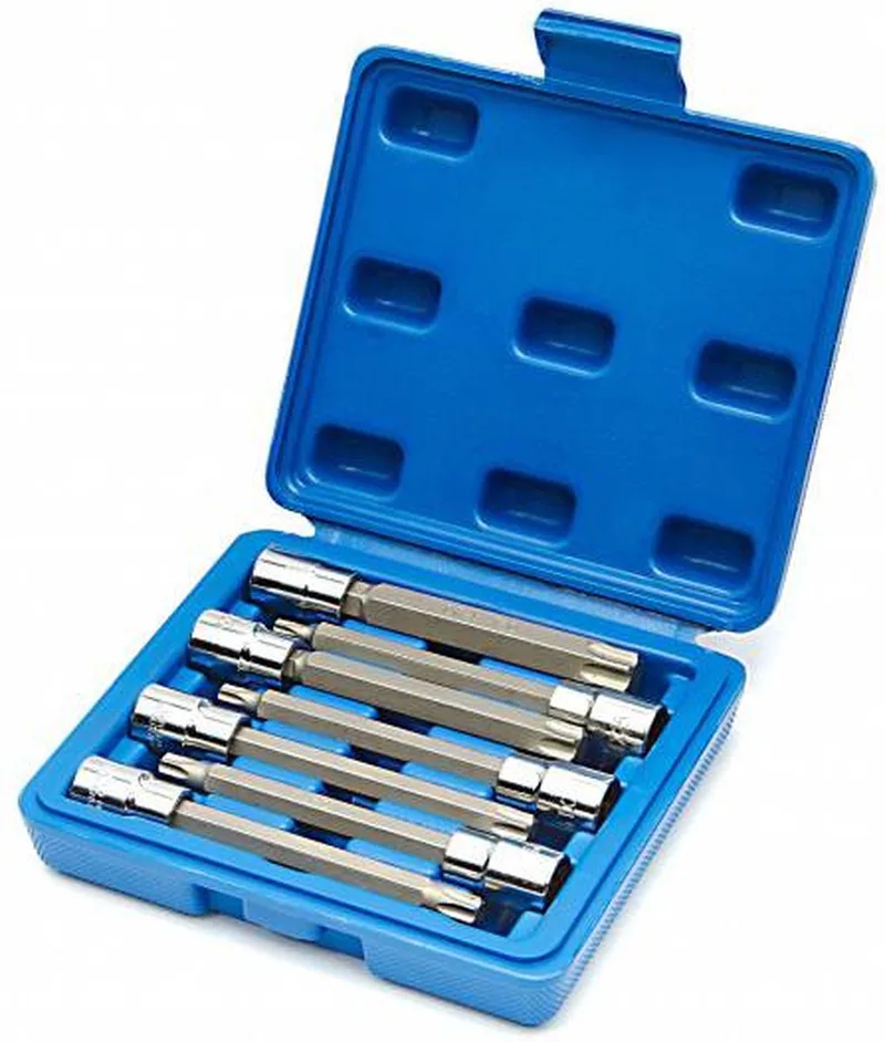 HBM 7 Delige Profi 3/8"” Lange TORX Doppenset T25 – T60 by HBM, Blue – product image