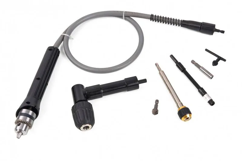 HBM 7-delige universele boorset met haakse boorkop by HBM – product image
