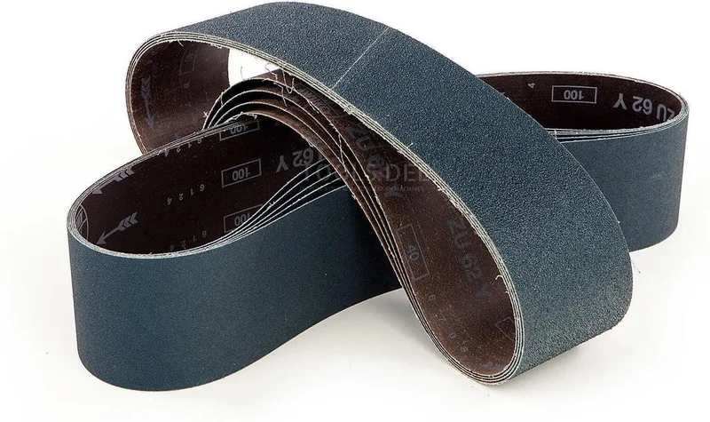 HBM 75 x 1180 mm K40 Zirconium Schuurband Blauw by HBM – product image