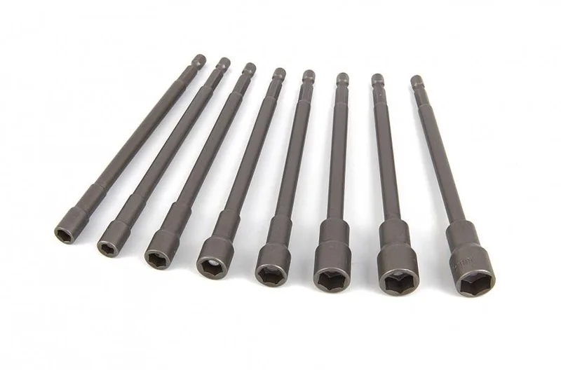 HBM 8-delige extra lange 150 mm magnetische dopsleutelset met HEX opname von HBM – Produktbild