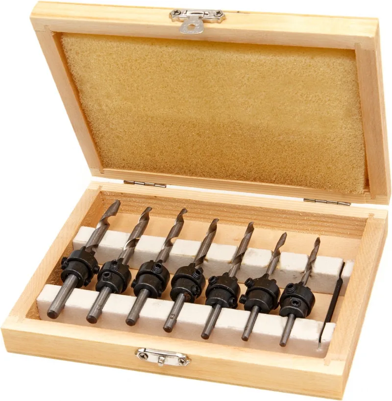HBM 8 Delige Houtborenset, Verzinkborenset Model 2 by HBM – product image