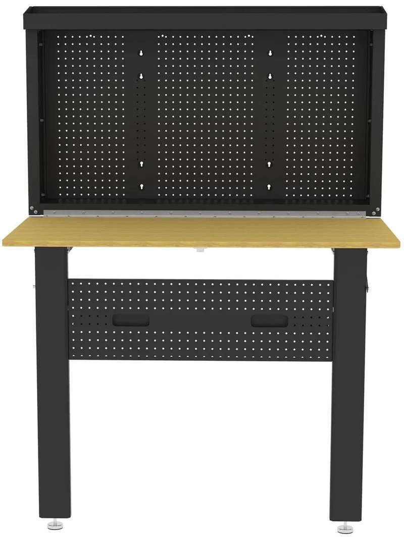 inklapbare werkbank voor muurbevestiging 120 x 66 cm von HBM – Produktbild