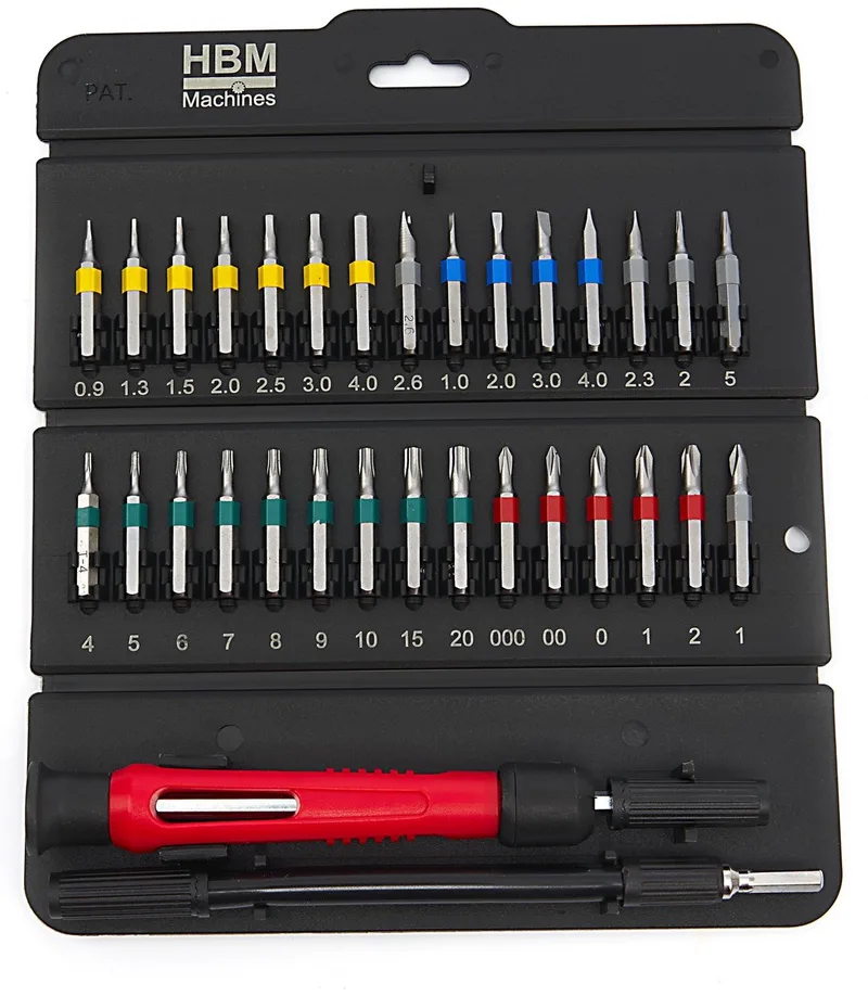 Juweliers schroevendraaierset 32 delig by HBM, Black – product image