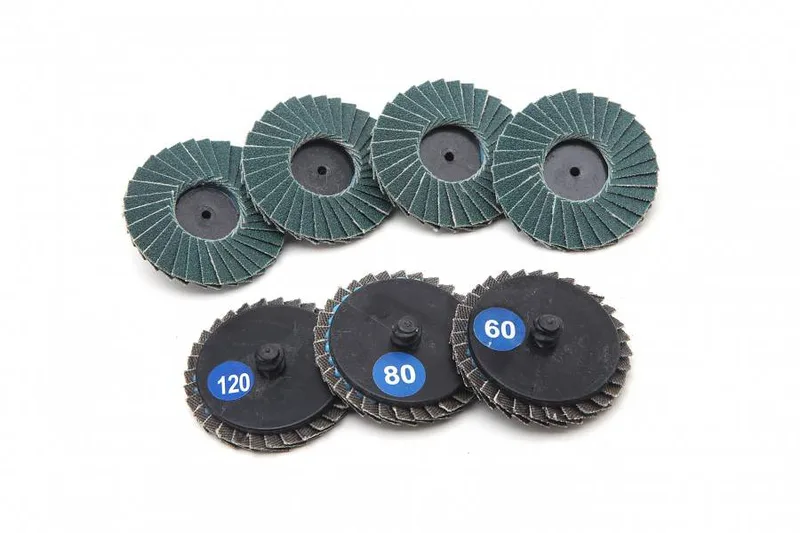 K80 lamellen schuurschijf met roll on opname by HBM – product image