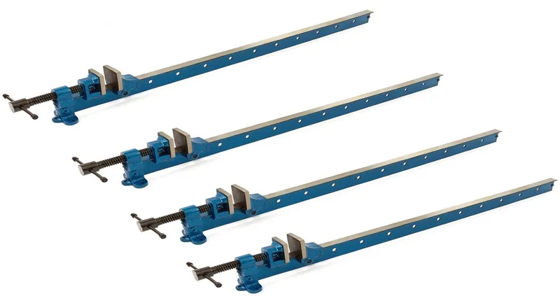 lange lijmklem T-klem 900 mm 4 stuks gietijzer de HBM, Neutraal – image du produit
