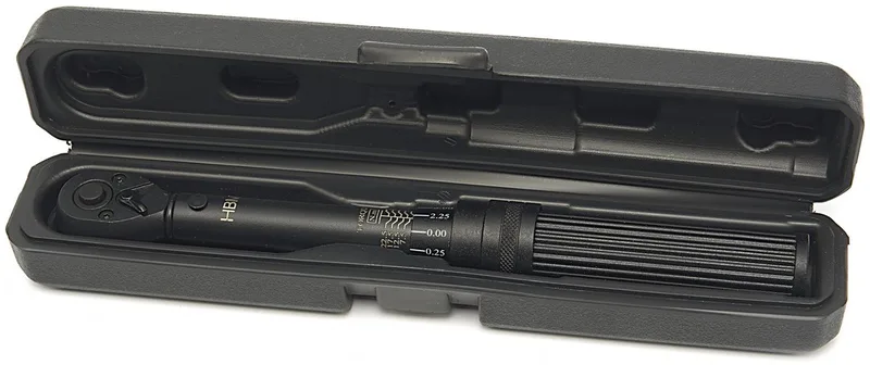 momentsleutel 1/4 inch 5-25 Nm inclusief opbergkoffer by HBM, Neutraal – product image