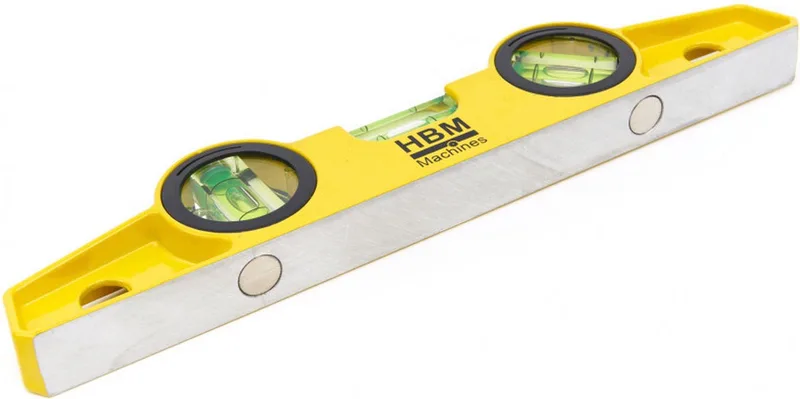 Steigerbouw Waterpas van HBM, Zwart – productafbeelding