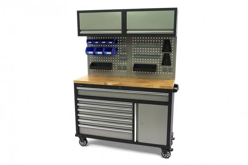 Werkbank 136 cm PROFI met kastenwand de HBM – image du produit