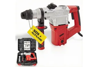 Bohrhammer mit Kabel 4250 U/min SDS-Plus, 230 V, max. 950 U/min, mit Koffer by Hecht, Red – product image 1 of 5