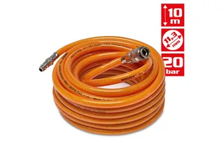 Druckluftschlauch 002075A Druckluftschlauch 10 m Kompressor, gewebeverstärkt EURO-Kupplung de Hecht – image du produit 2 sur 5