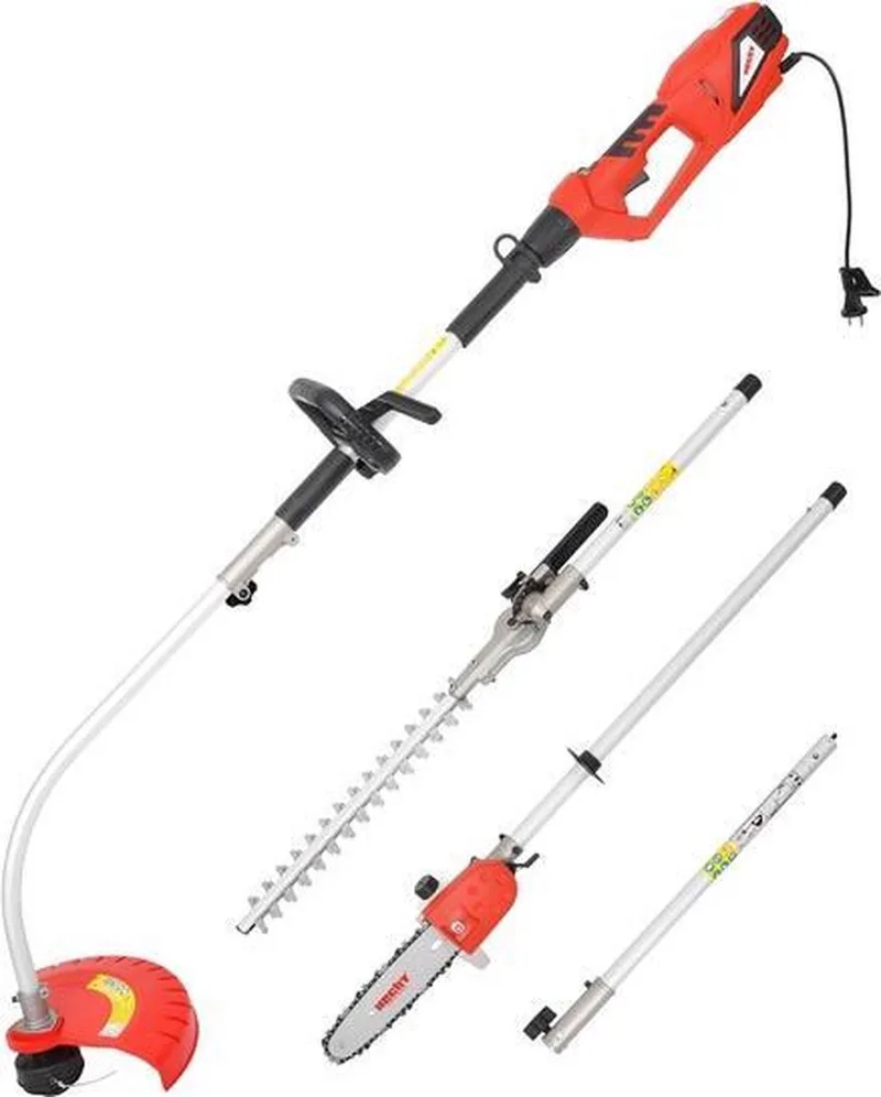 Hecht 690 multitool 3 in 1 230volt 900 watt bosmaaier -heggeschaar-takkenzaag +verlengstuk 50 cm de Hecht – image du produit