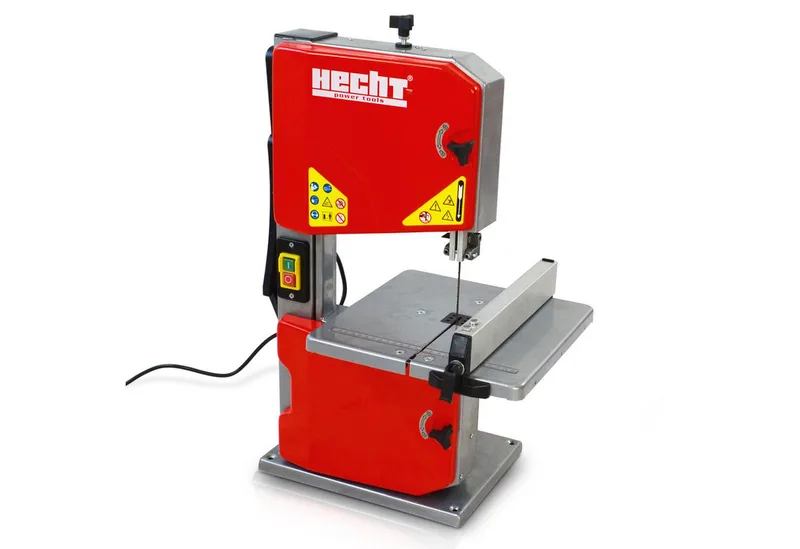 Holzbandsäge 1400mm Sägeband 250W 950m/min, Parallelanschlag, werkzeugloser Sägeblattwechsel de Hecht, Rouge – image du produit