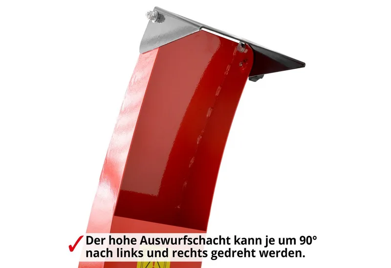 Messerhäcksler Gartenhäcksler Benzin 6642 Anhängerkupplung Holz Schredder Häcksler, 15 PS, Elektrostart, Messerwalze mit 2 Messern by Hecht – product image 3 of 5