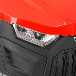 Rasentraktor 5115 Aufsitzmäher Seitenauswurf Benzin 12,5 PS CVT-Getriebe, 98 cm Schnittbreite, 452 ccm, Elektrostart, Anhängerkupplung, LED-Beleuchtung von Hecht, Rot – Produktbild 3 von 5