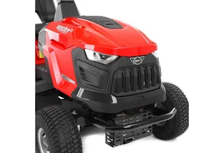 Rasentraktor 5115 Aufsitzmäher Seitenauswurf Benzin 12,5 PS CVT-Getriebe, 98 cm Schnittbreite, 452 ccm, Elektrostart, Anhängerkupplung, LED-Beleuchtung von Hecht, Rot – Produktbild 2 von 5
