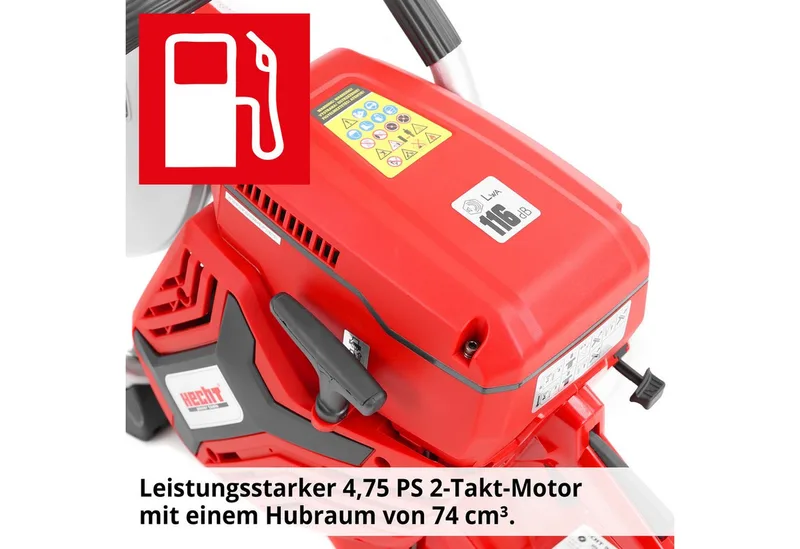 Trennschleifer 9744 Benzin-Trennschneider 4,75 PS mit 350 mm Diamantscheibe, (1 tlg) de Hecht – image du produit 2 sur 5