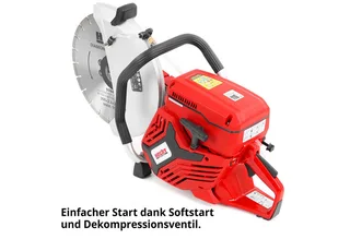 Trennschleifer 9744 Benzin-Trennschneider 4,75 PS mit 350 mm Diamantscheibe, (1 tlg) de Hecht – image du produit 3 sur 5