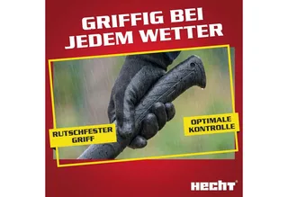 Universalaxt 900901 44 cm Länge 900 Gramm Teflon beschichtet, 44 cm Länge, mit Schutzkappe mit Tragegriff von Hecht, Grau – Produktbild 3 von 5