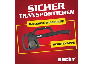 Universalaxt 900901 44 cm Länge 900 Gramm Teflon beschichtet, 44 cm Länge, mit Schutzkappe mit Tragegriff von Hecht, Grau – Produktbild 4 von 5